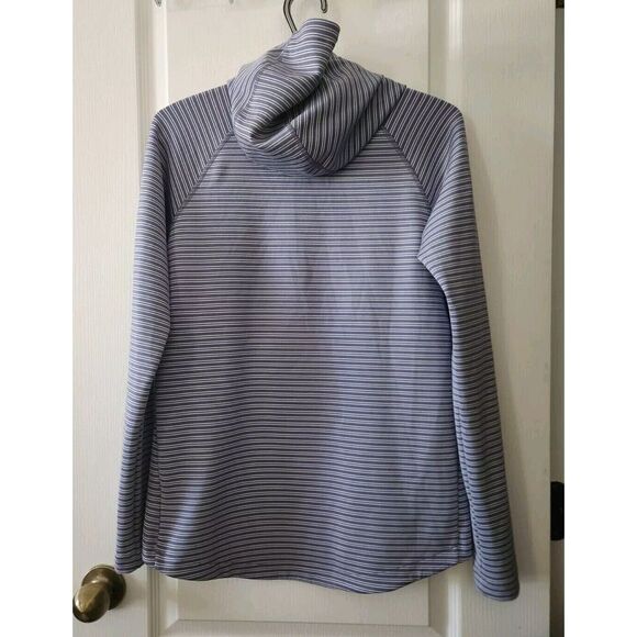 Columbia Bryce Canyon blue and white striped women's Hoodie Pocket Size‎ S - Picture 4 of 8